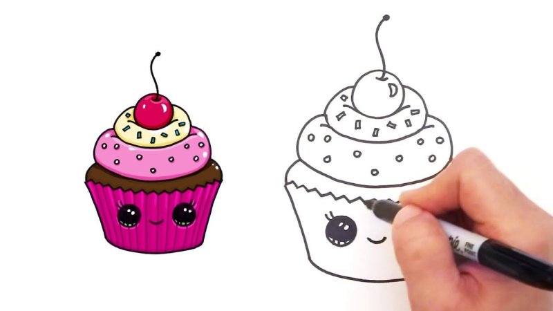 Кексики рисунки