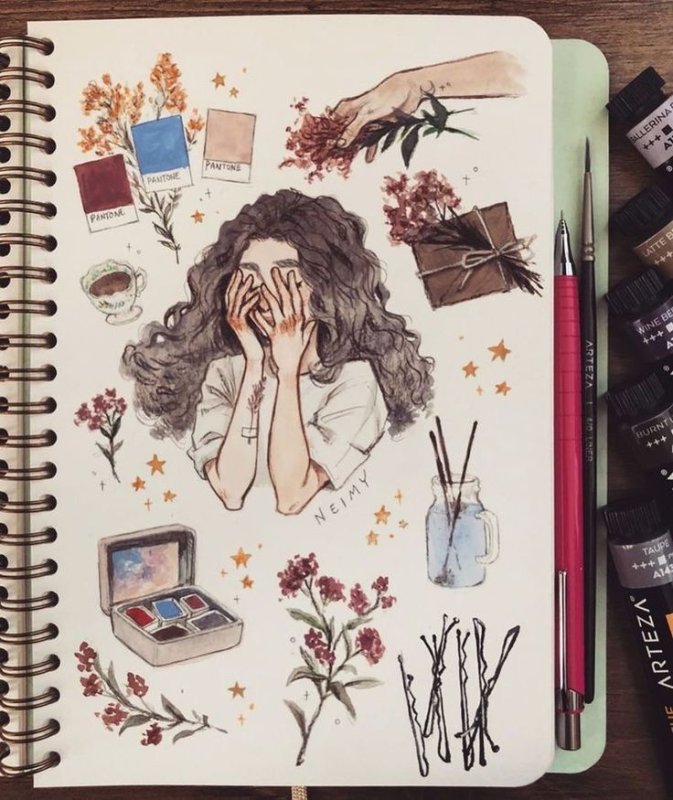 Рисунки для скетчбука