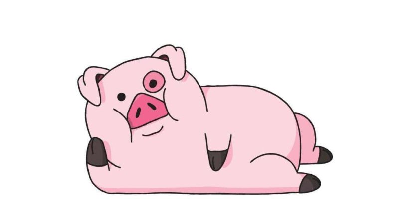 Свинья Пухля из Гравити Фолз