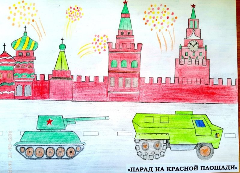 Парад Победы для детей на красной площади