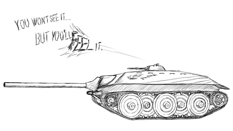 Как нарисовать танки из World of Tanks Blitz