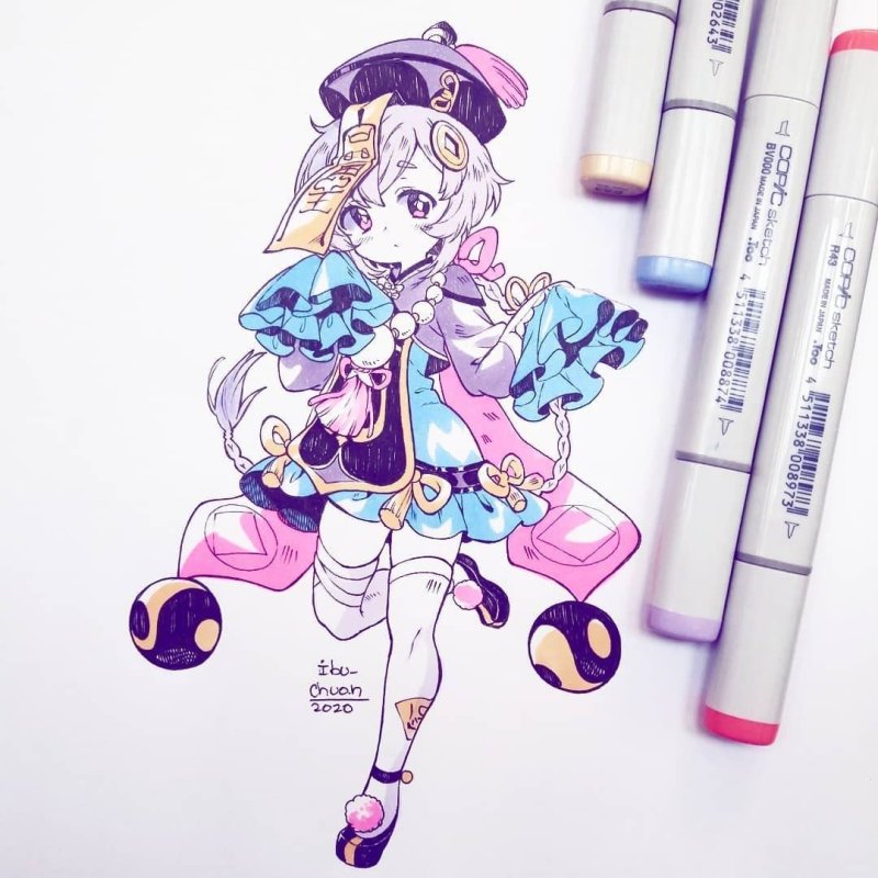 Сян Лин Геншин арт