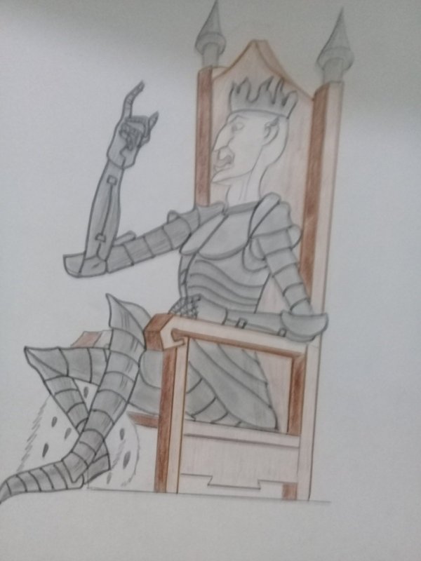 Кощей рисунок легкий