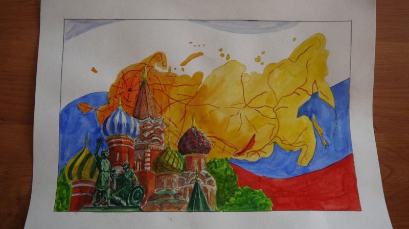 Рисунки на патриотическую тему для детей