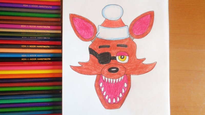 ФНАФ рисунки легко