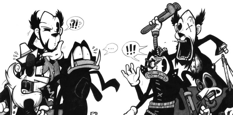 Bendy and the Ink Machine банда мясника