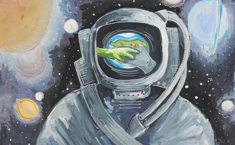 Рисование космос