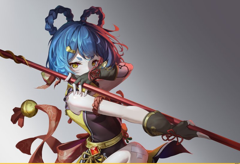 Сян Лин Геншин арт