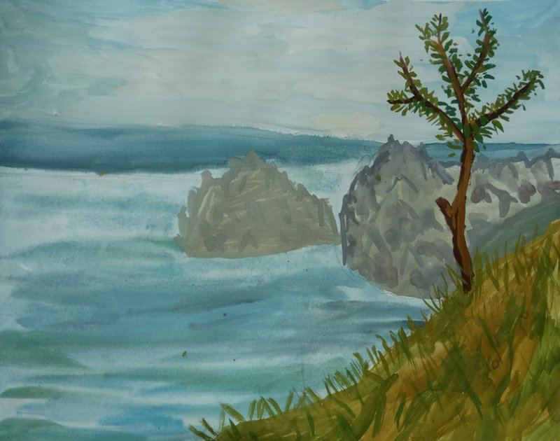 Байкал для рисования