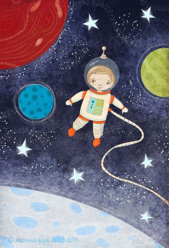 Рисунок на космическую тему