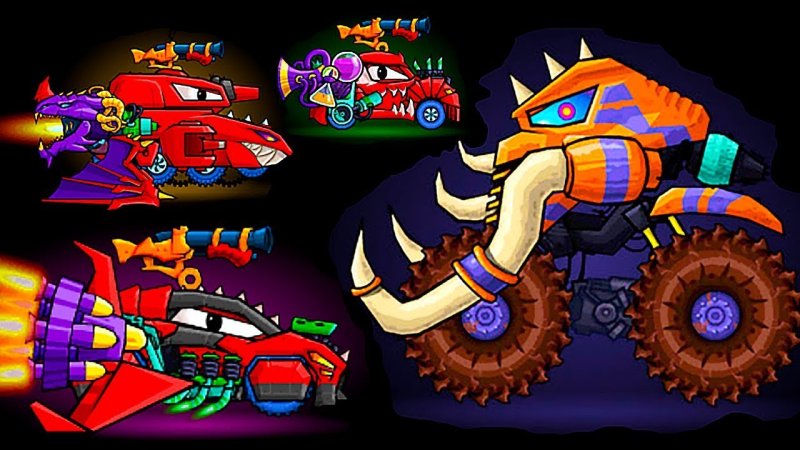 Машинки из игры car eats car 2