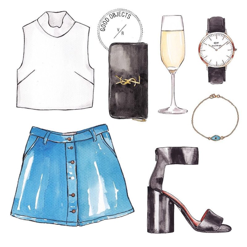 Модные Луки для рисования