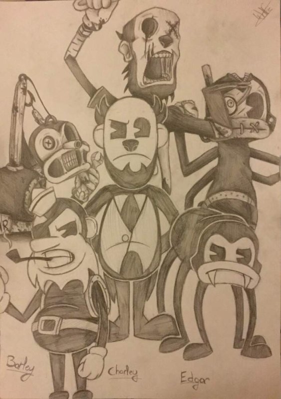 Bendy and the Ink Machine банда Мясников