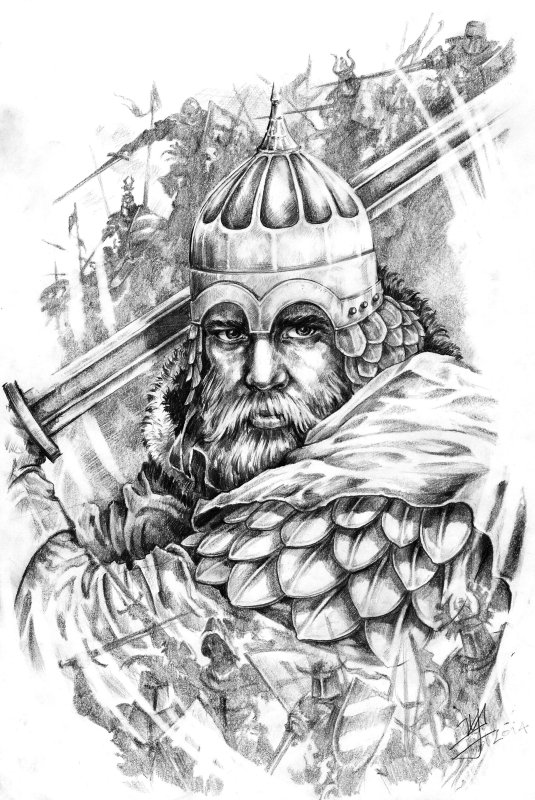 Ратник Славянский воин Александр Невский