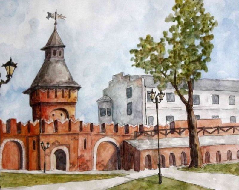 Тула Тульский Кремль Графика