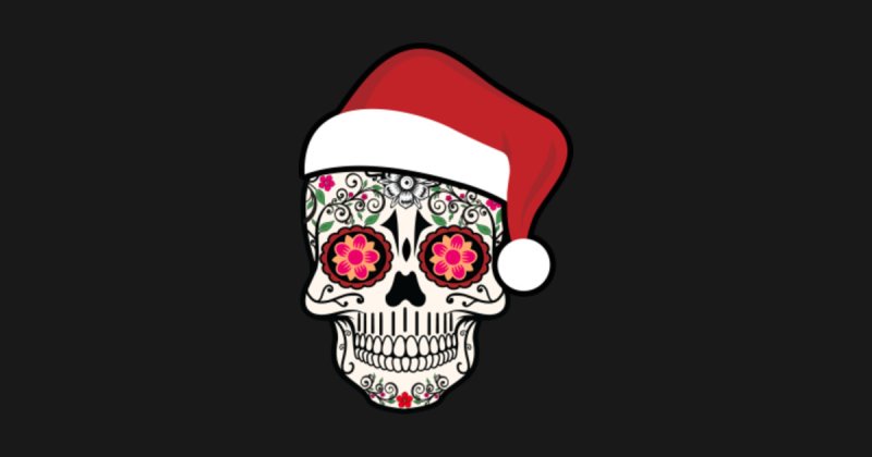 санта череп hd