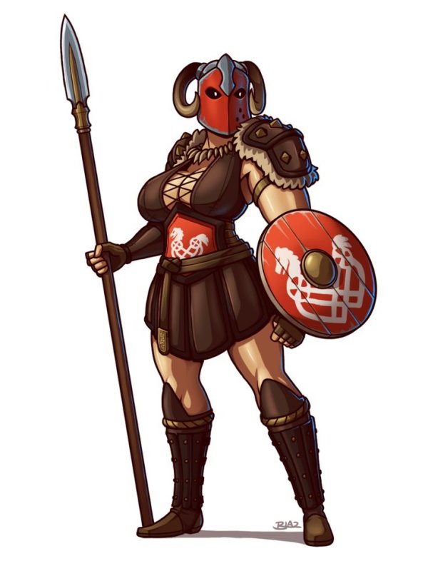 For Honor Валькирия арт