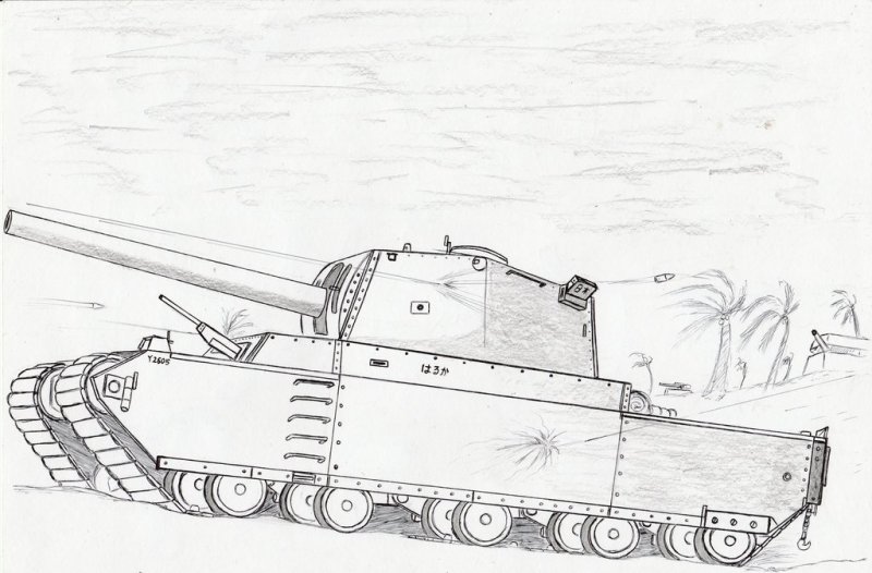 Танк для срисовки