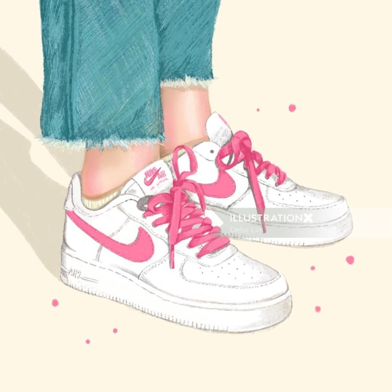 Рисунок кроссовка