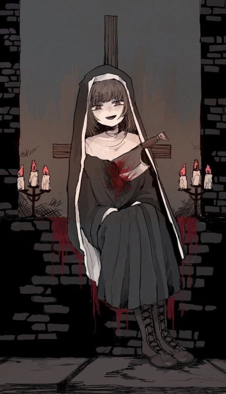 монашка аниме