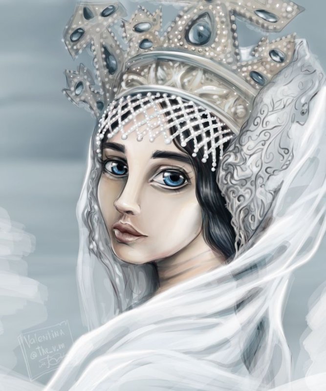 Кокошник царевны лебедь