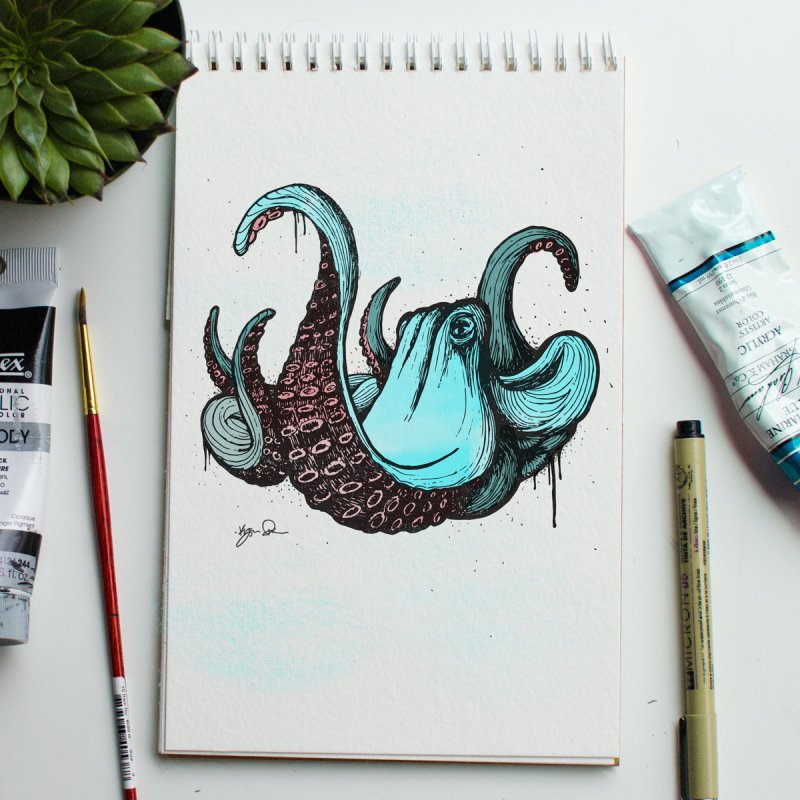 Рисунки для скетчбука фломастерами