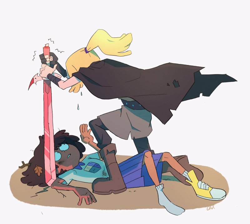 Amphibia Anne and Sasha