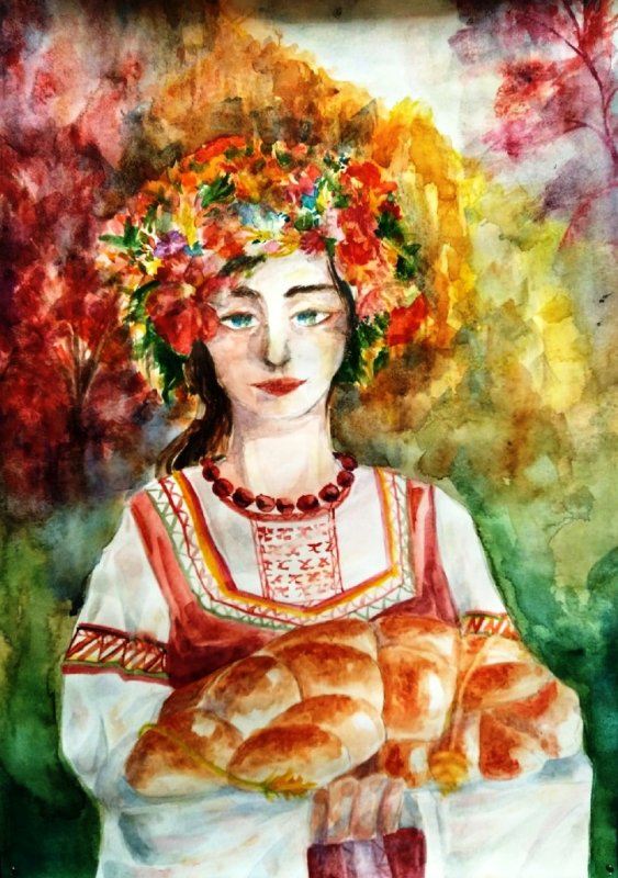 Праздник Осенины рисунки