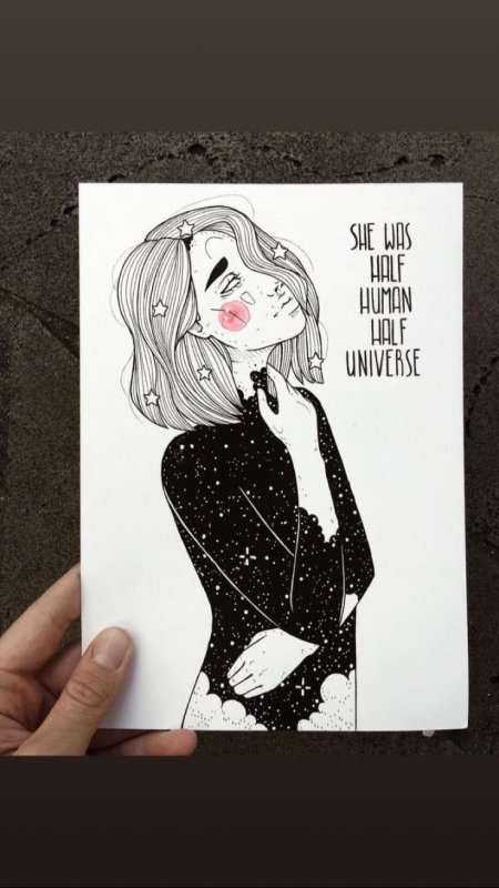 Рисунки для скетчбука лёгкие грустные