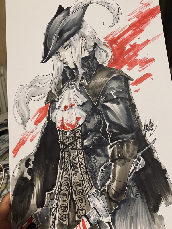 Bloodborne Art леди Мария
