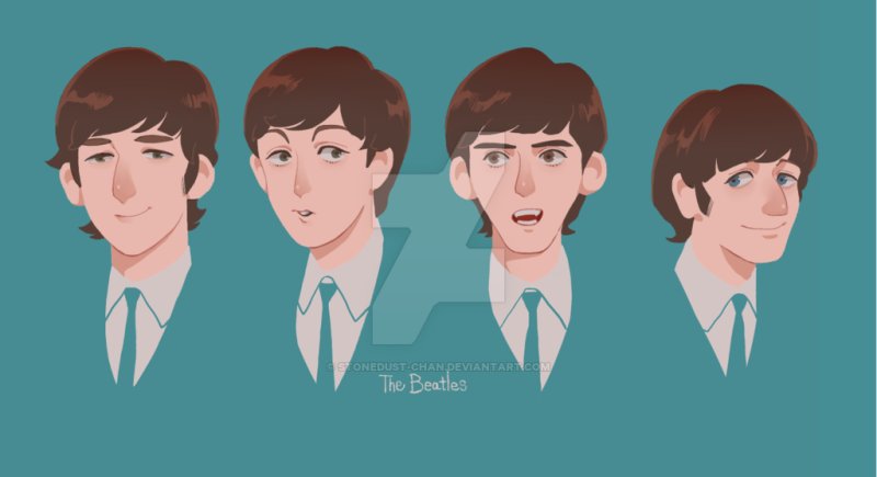 The Beatles рисунки