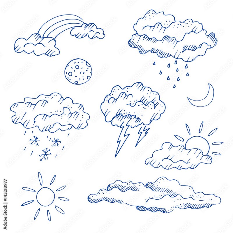 рисунки погоды