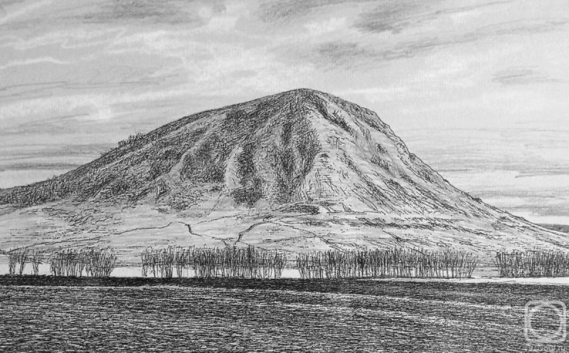 Гора Торатау рисунок