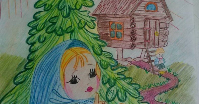 Детские рисунки к сказкам