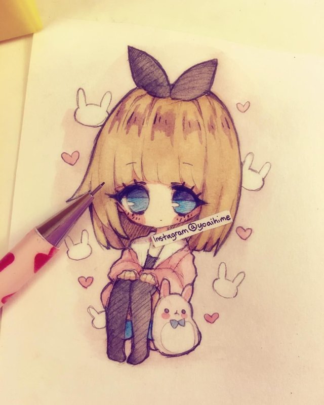 Милые рисунки карандашом