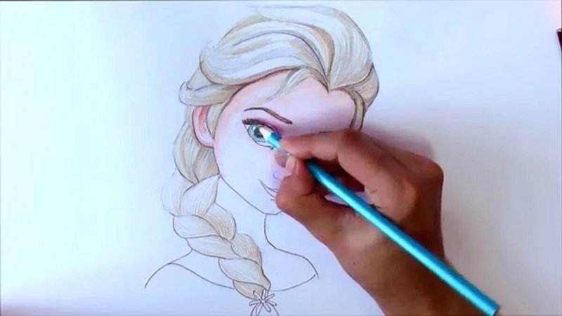 Эльза рисунок
