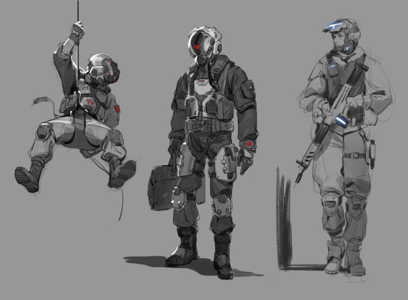 Cyberpunk разведчик