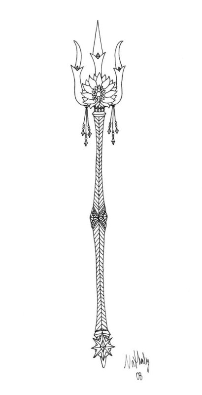 Трезубец Посейдона арт