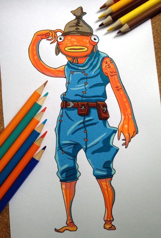 Рисунки ФОРТНАЙТ герои