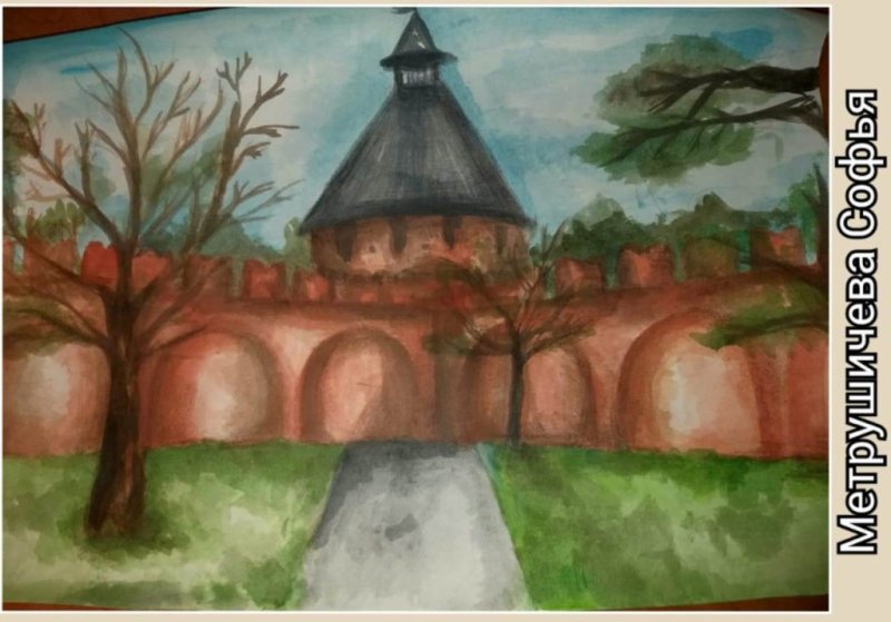 Тульский Кремль рисунок