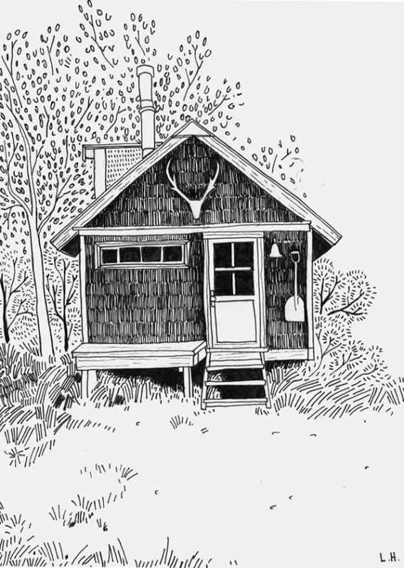 Little Cabins иллюстрации