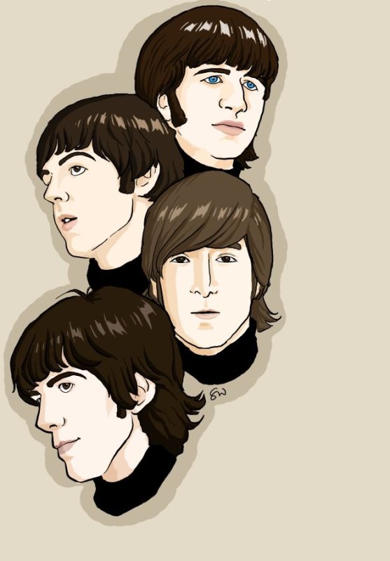 Группа the Beatles арт