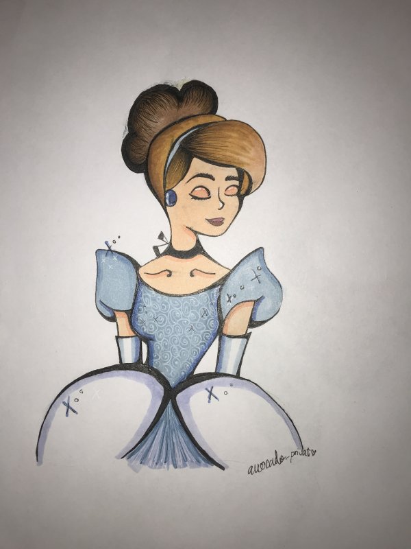 Фото нарисовать Золушку