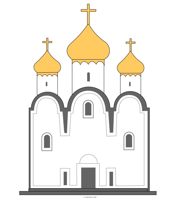 Храм карандашом