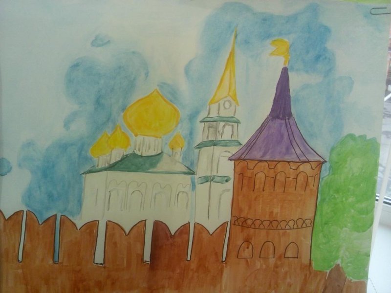 Нарисовать Кремль