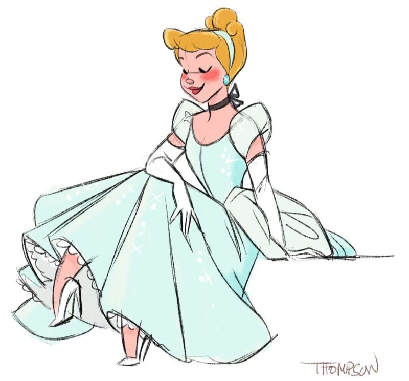 Золушка рисунок