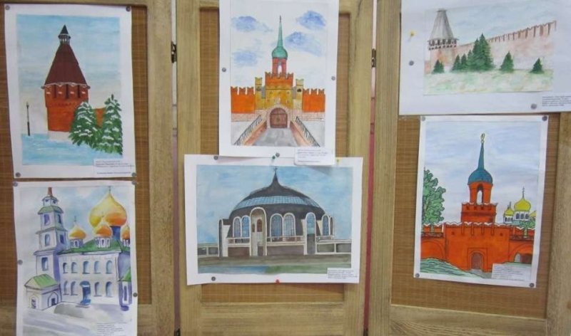 Тульский Кремль рисунок