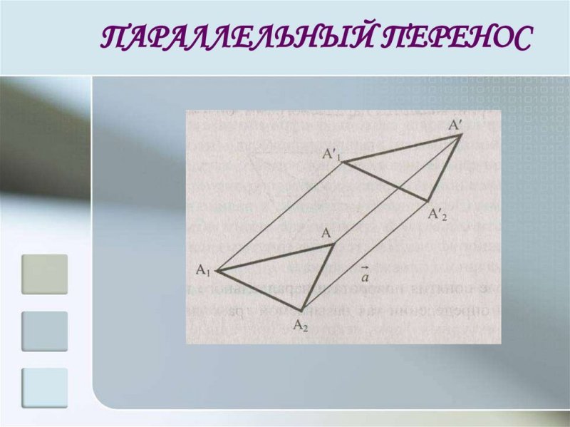 Параллельный перенос симметрия