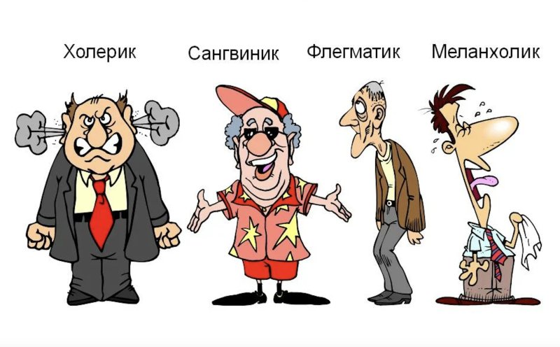 Типы личности фоегматик Сангвин