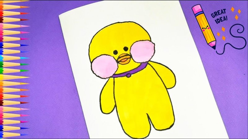 уточка лалафанфан из бумаги